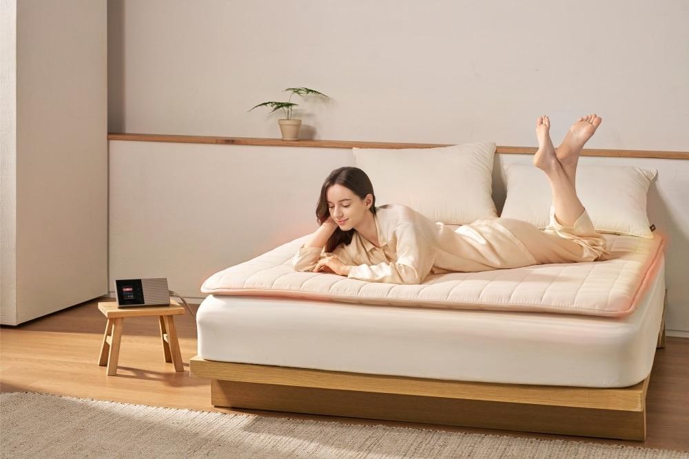 본문 이미지 -  세라젬이 전위·온열 기술을 적용한 매트형 의료기기 '셀트론 순환 매트'를 출시했다. (세라젬 제공)