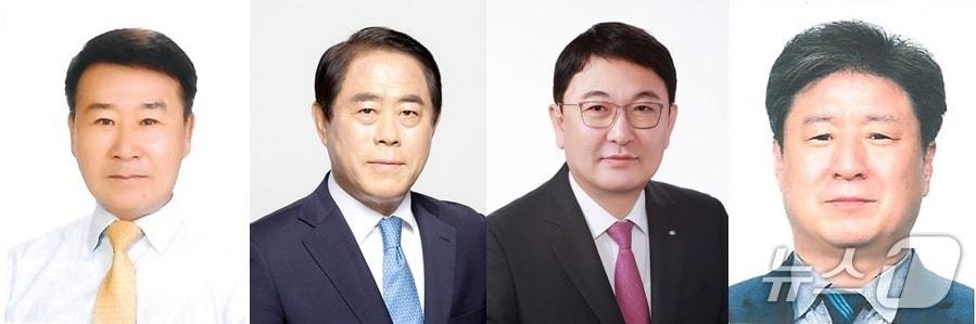 본문 이미지 - 김영조(66) (주)혜성티엔시 대표, 김재무(66) (주)지엘테크 대표, 우광일(59)(주)거양이엔씨 대표,이광용(66) (주)디와이이 대표(가나다순) 