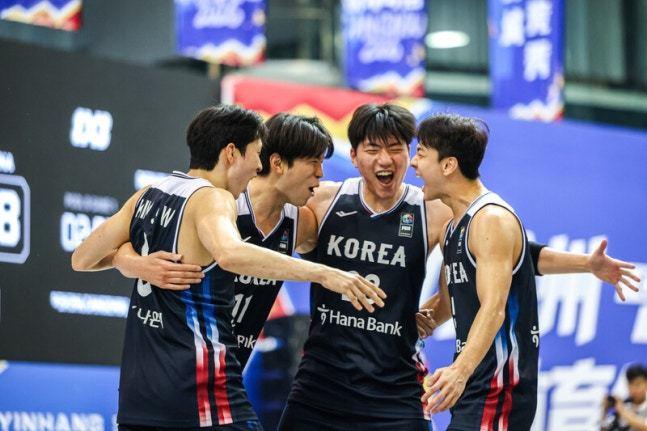 본문 이미지 - 한국 3X3 농구 대표팀.(대한민국농구협회 제공. 재판매 및 DB 금지)