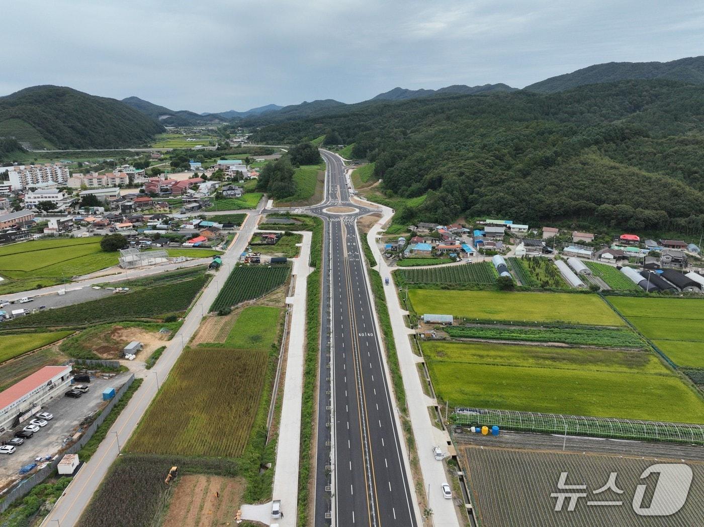 본문 이미지 - 국도 19호선 청주 미원~쌍이리 도로. (충북도 제공. 재판매 및 DB 금지) 2026.9.23/뉴스1