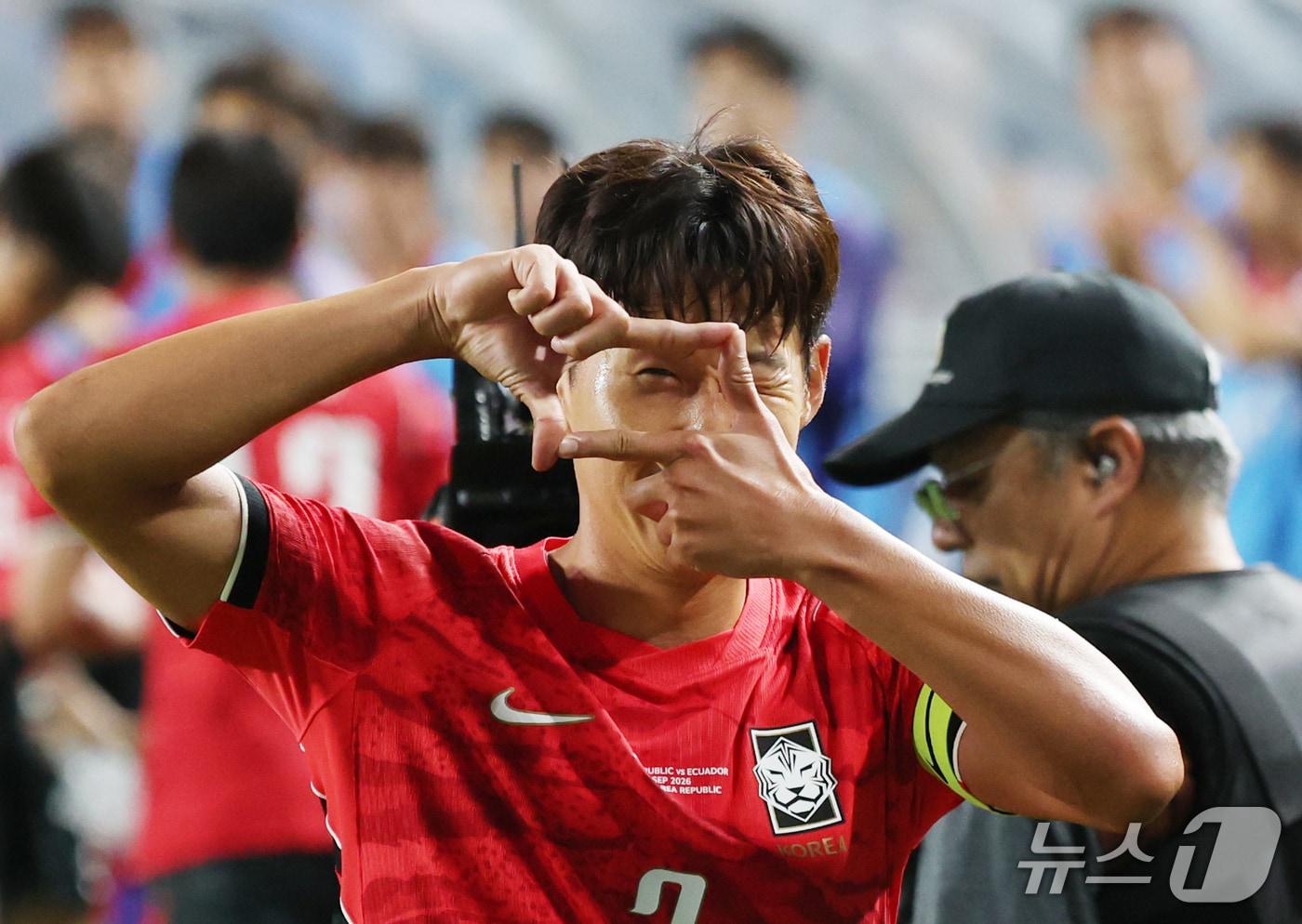 본문 이미지 - 축구 대표팀 손흥민. ⓒ 뉴스1 김영운 기자