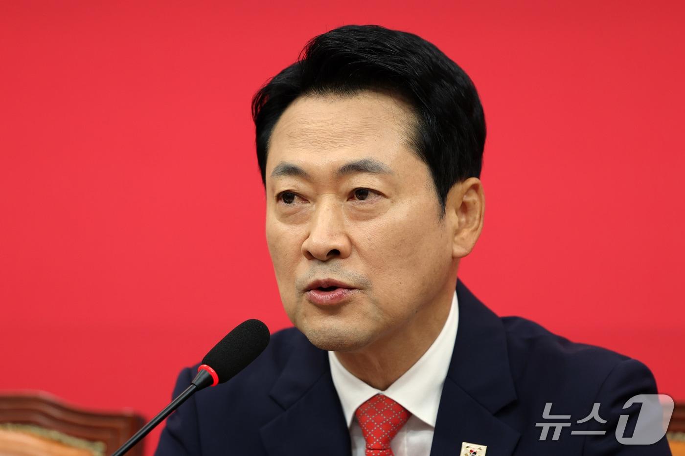 본문 이미지 - 장동혁 국민의힘 대표. 2026.9.28 ⓒ 뉴스1 황기선 기자