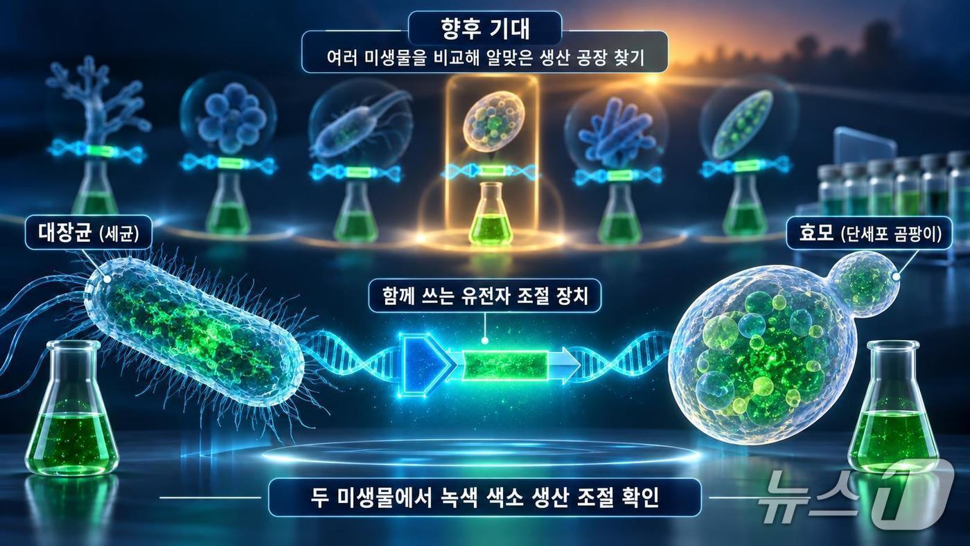 본문 이미지 - 하이브리드 프로모터 연구 이미지(KAIST 제공) /뉴스1