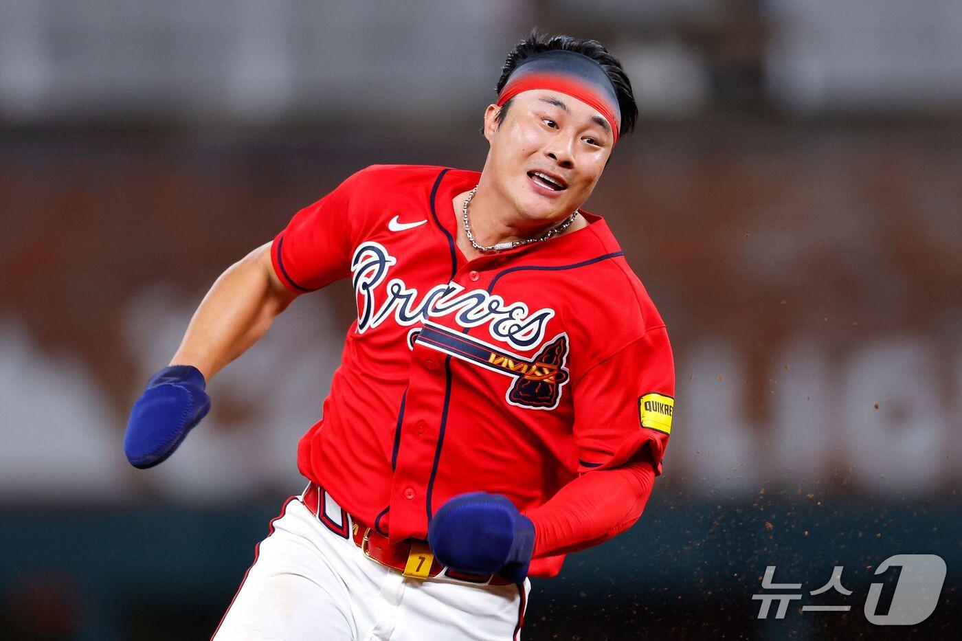 본문 이미지 - 애틀랜타 브레이브스의 김하성. ⓒ AFP=뉴스1