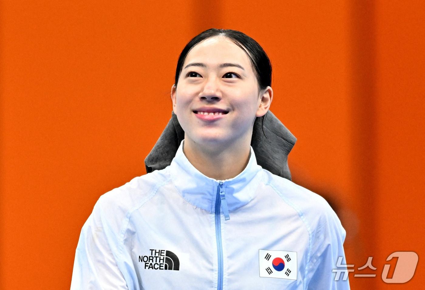 본문 이미지 - 2026 아이치·나고야 아시안게임 다이빙 여자 1m 스프링보드에서 동메달을 획득한 김수지. lⓒ 로이터=뉴스1