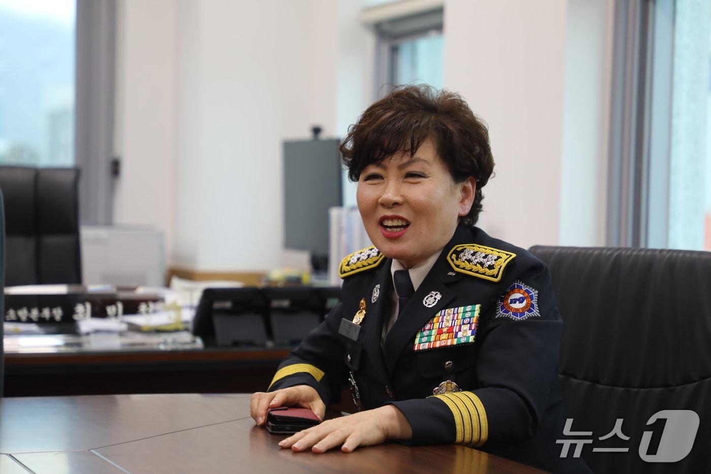 본문 이미지 - 이오숙 전남광주통합특별시 소방본부장.(전남광주통합특별시 제공. 재판매 및 DB 금지.)