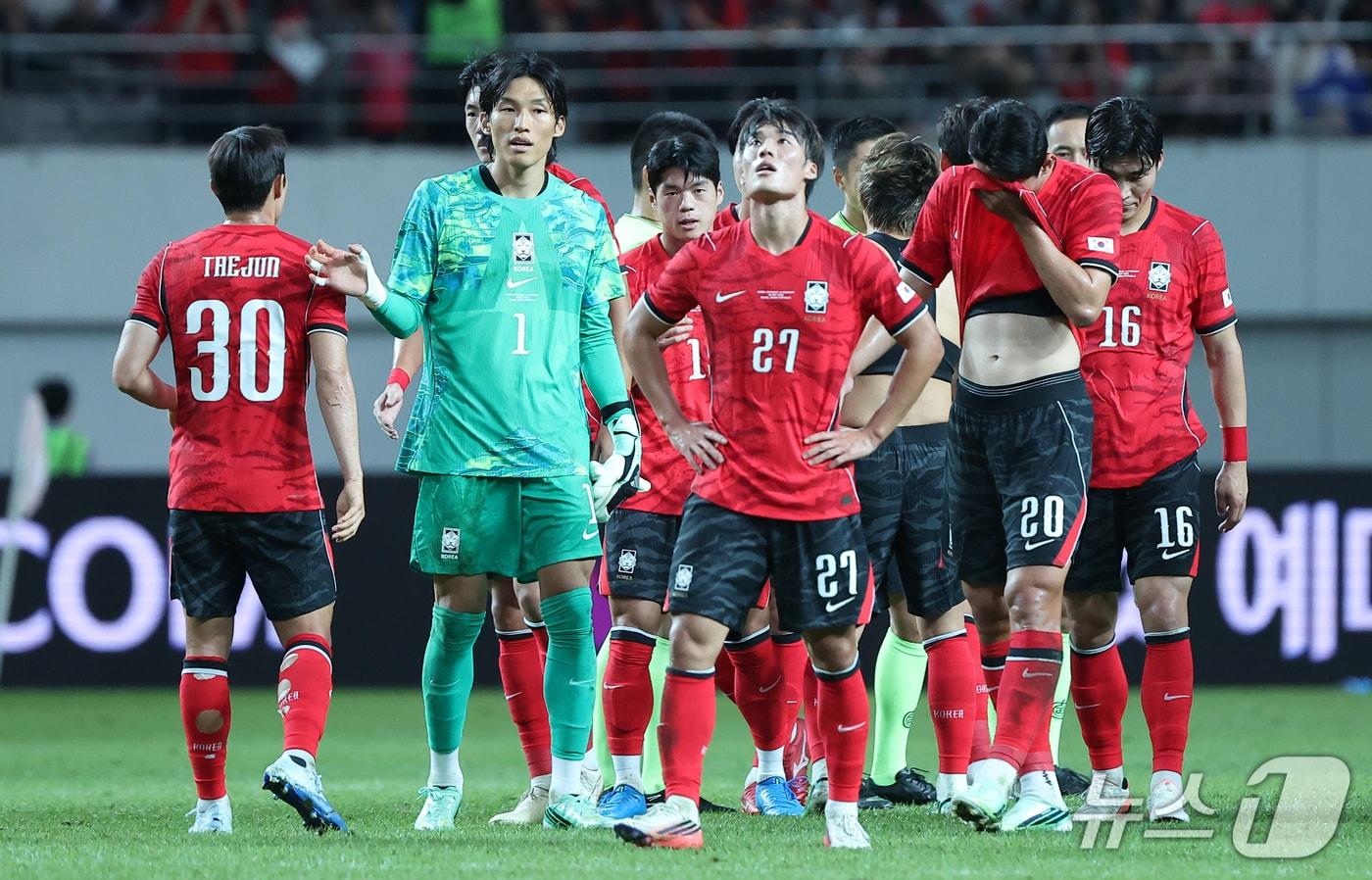 본문 이미지 - 30일 울산에서 다시 소집된 축구대표팀.  ⓒ 뉴스1 김성진 기자