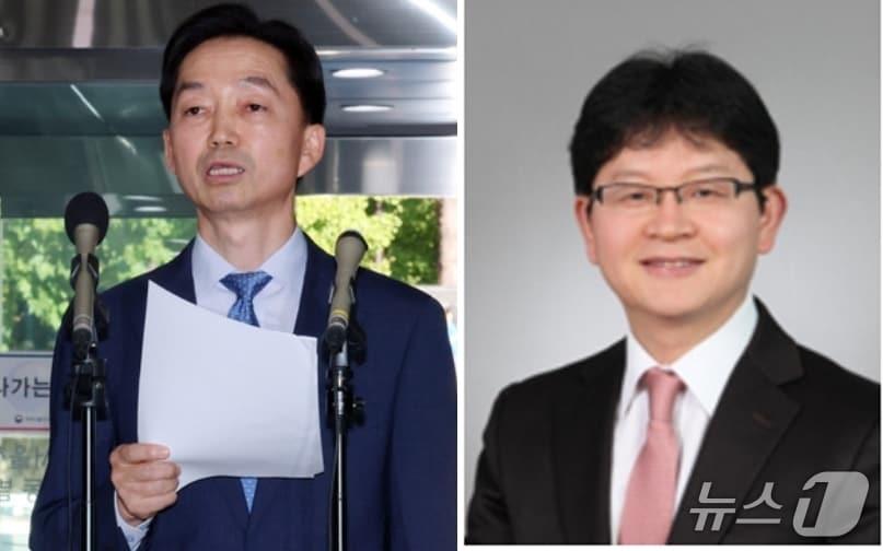 본문 이미지 -  김지용 초대 중수청장 후보자(왼쪽)와 차장 물망에 오른 임현 전 서울고검 형사부장. ⓒ 뉴스1 DB