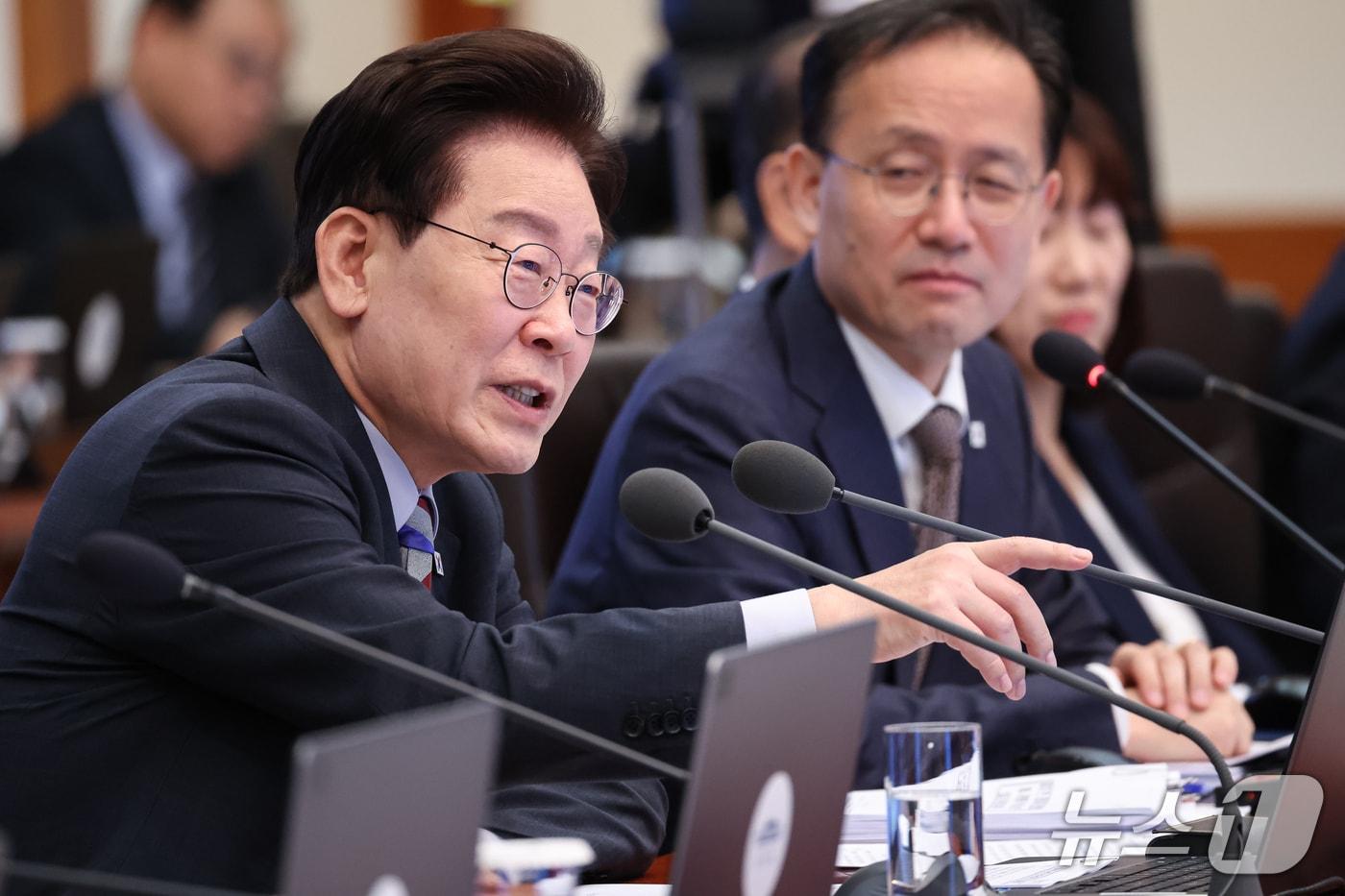 본문 이미지 - 이재명 대통령이 29일 청와대에서 열린 국무회의에서 발언을 하고 있다. 2026.9.29 ⓒ 뉴스1 허경 기자