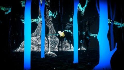 본문 이미지 - 우박스튜디오(Ubac Studio), '실시간 푸른 경계: 근사한 세계(Realtime Blue Boundary: A Perfect Approximation)', 2026, VR 및 설치, 약 20분, 한국국제교류재단 창제작 지원작 (한국국제교류재단 제공)