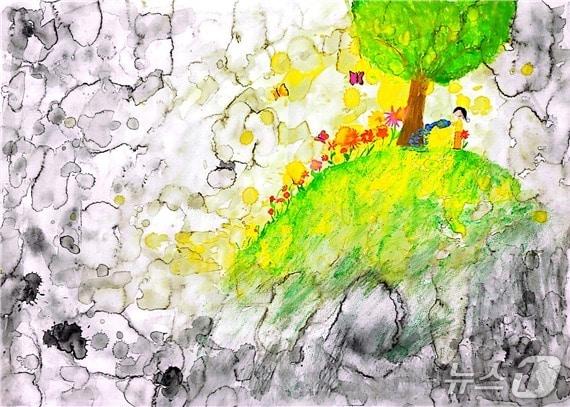 본문 이미지 - 문목화 양 '작은 행동으로 변화되는 지구' 작품.(수도권대기환경청 제공)