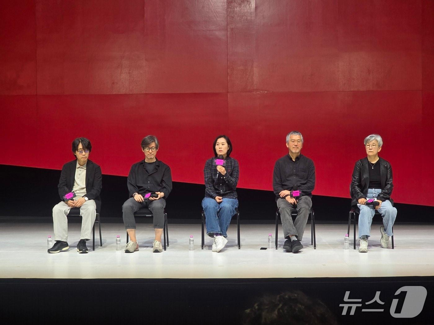 본문 이미지 - 30일 명동예술극장에서 '안트로폴리스' 시리즈 통합 기자간담회가 진행됐다. 2026.9.30. ⓒ 뉴스1 기정한 기자