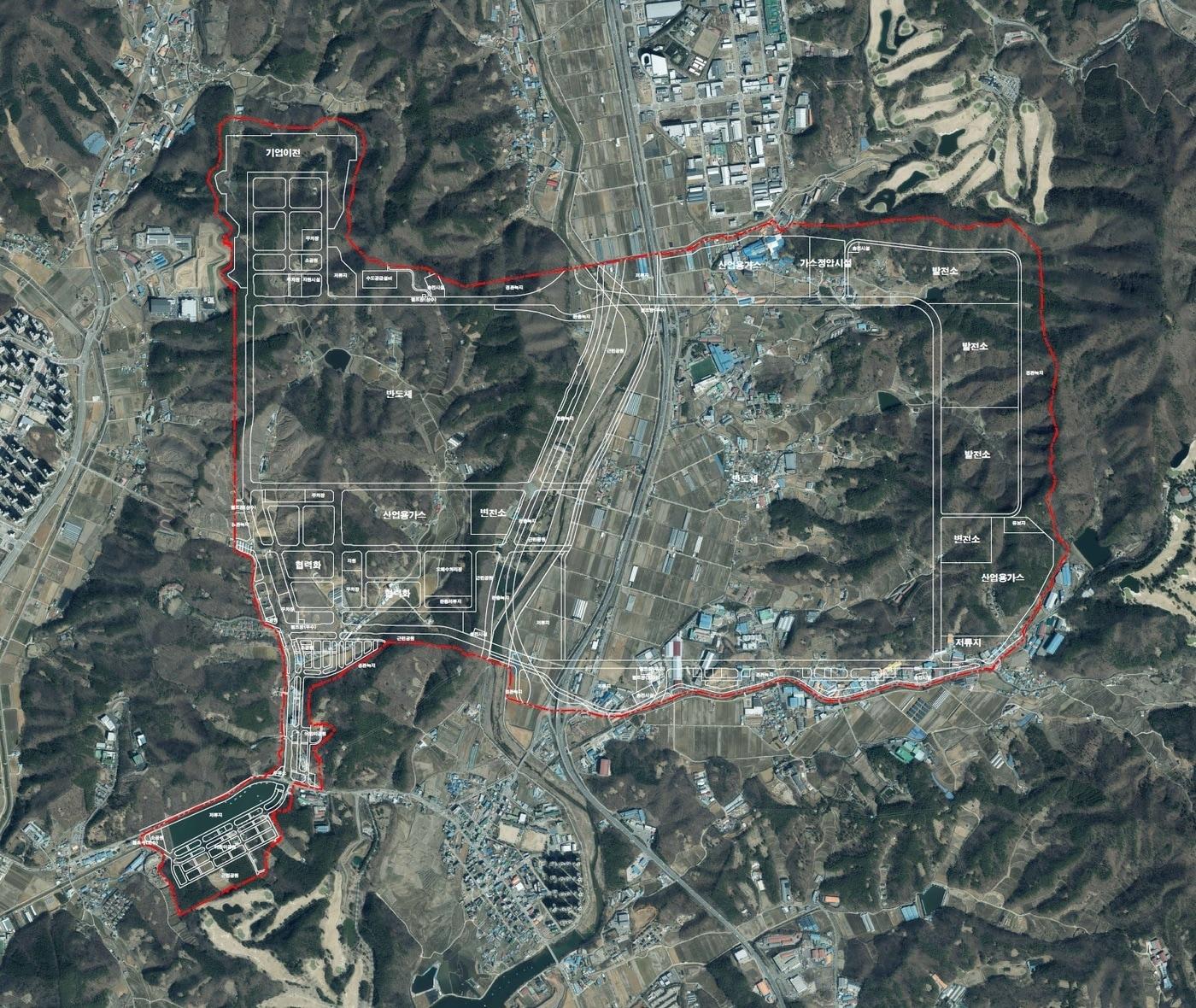 본문 이미지 - 용인 반도체 국가산단 항공 사진.(LH 제공)ⓒ 뉴스1