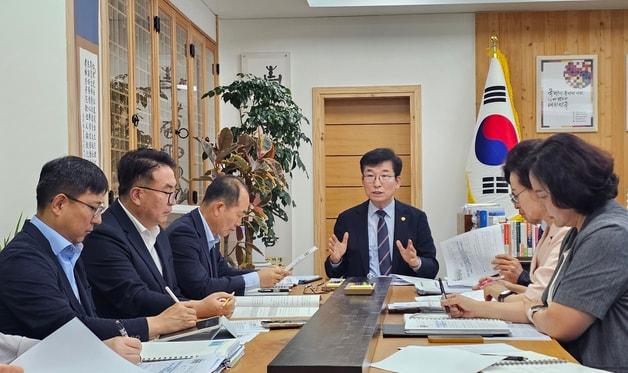 본문 이미지 - 충북교육청 기획회의.(충북교육청 제공. 재판매 및 DB금지)
