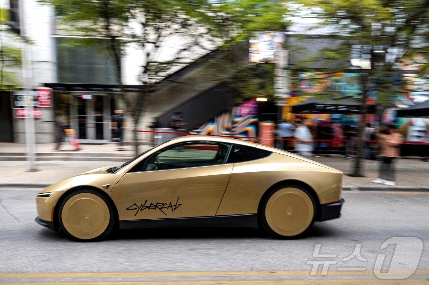 본문 이미지 - US-TECHNOLOGY-TESLA-CYBERCAB ⓒ AFP=뉴스1