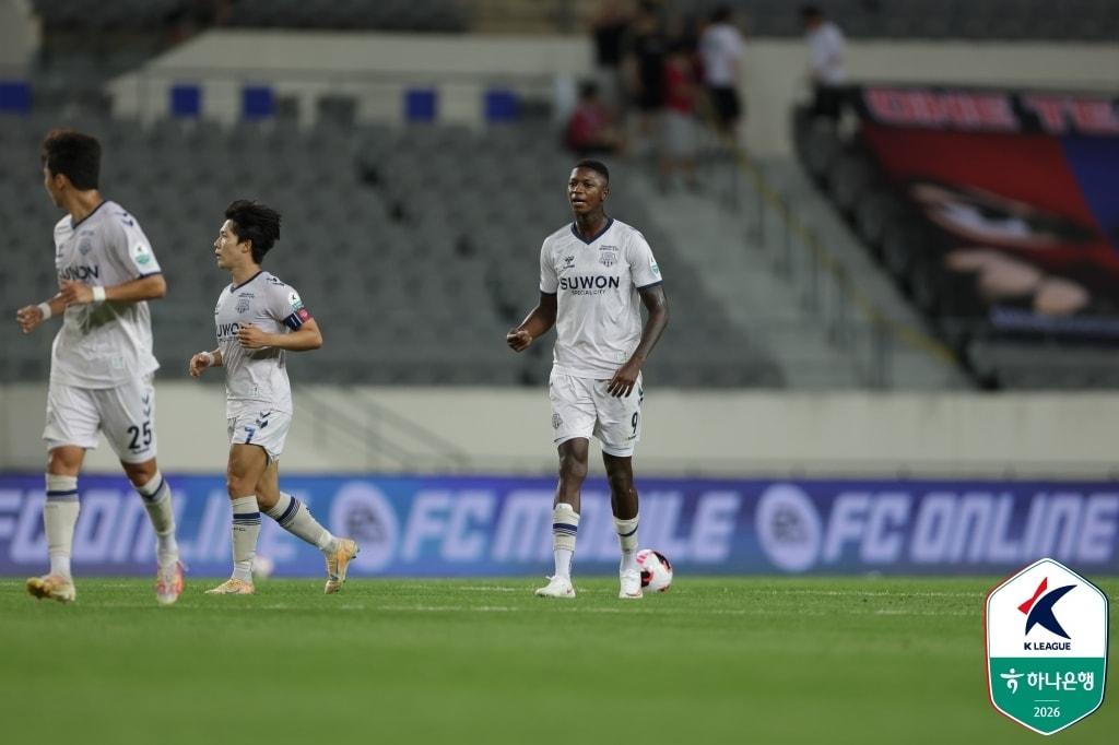 본문 이미지 - 수원FC 마테우스 바비. (한국프로축구연맹 제공)