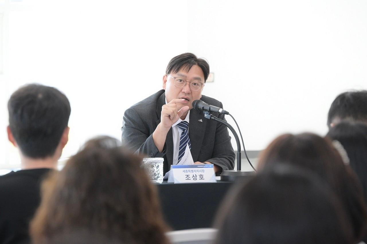 본문 이미지 - 조상호 세종시장 집현동 시민과의 대화. (세종시 제공. 재판매 및 DB 금지)