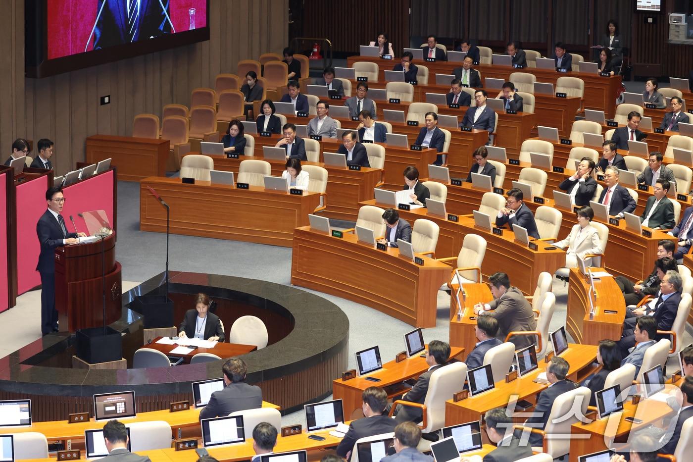 본문 이미지 - 국회 본회의장 2026.9.7 ⓒ 뉴스1 신웅수 기자