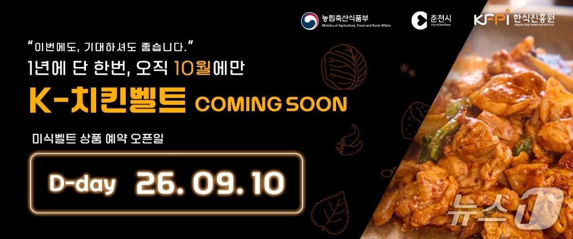 본문 이미지 - 춘천시 K-치킨벨트 여행상품 포스터.(춘천시 제공, 재판매 및 DB금지)