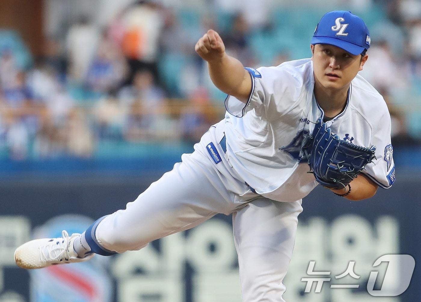 본문 이미지 - 삼성 라이온즈 투수 최원태. 2026.9.8 ⓒ 뉴스1 공정식 기자