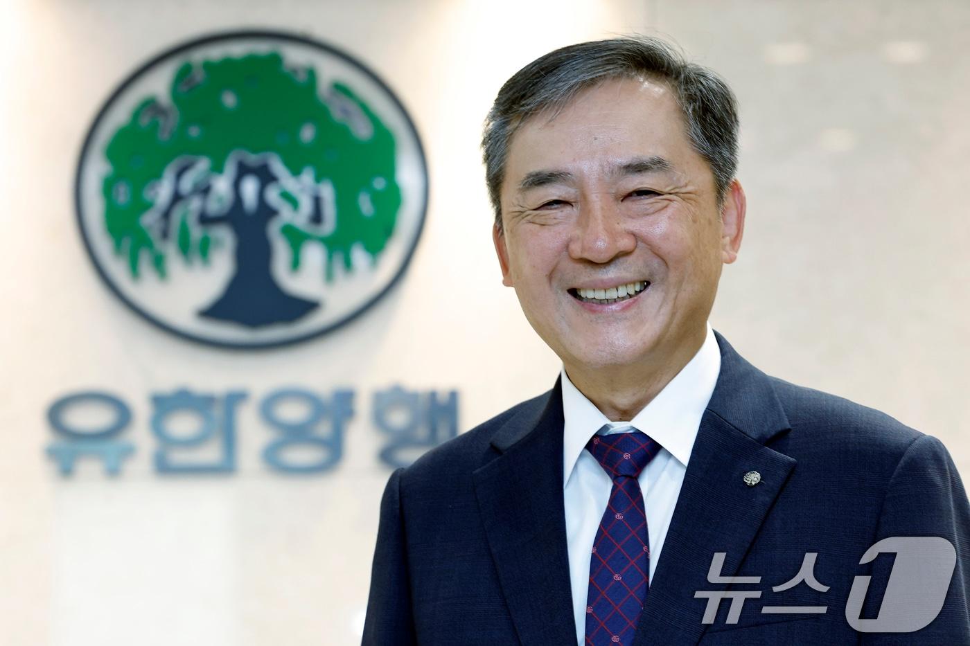본문 이미지 - 김열홍 유한양행 R&D 총괄 사장이 9일 오후 서울시 동작구 노량진로 유한양행 사옥에서 뉴스1과 인터뷰를 하고 있다. ⓒ 뉴스1 박정호 기자