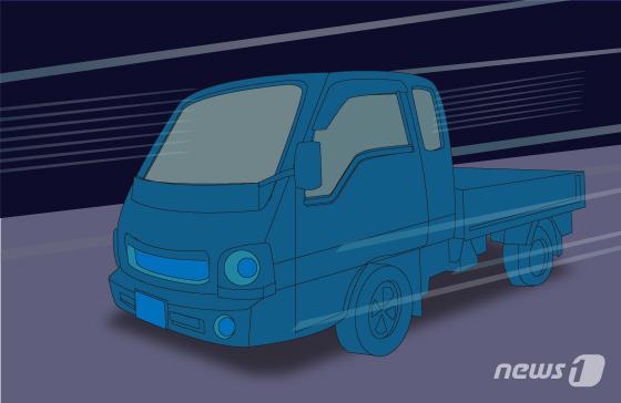 인천 남동공단서 길 건너던 40대, 4.5톤 트럭에 치여 숨져
