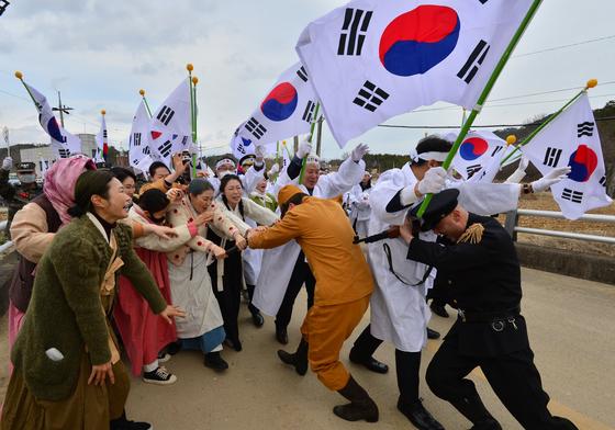 포항서 3·1 만세운동 재현…중앙동·송라면 대전리서 동시 개최