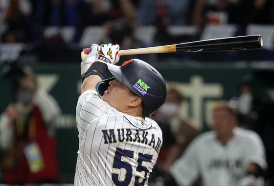 일본 대표 거포 무라카미, MLB 화이트삭스 입단…2년 504억원