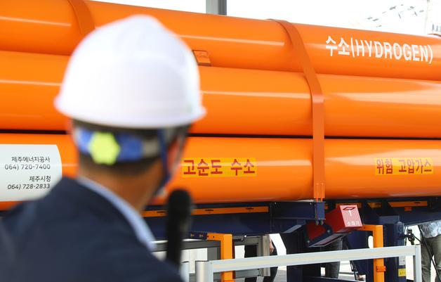 제주도·가스기술공사, 그린수소 생산·공급 생태계 조성 '맞손'