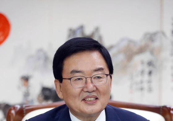 문인 광주 북구청장 "2030년 광주·전남 행정통합? 무책임한 주장"