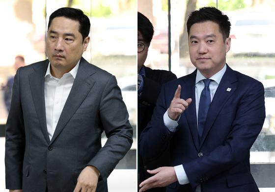 '조국 아들 명예훼손' 강용석·김세의 재판 시작…김 "혐의 부인"