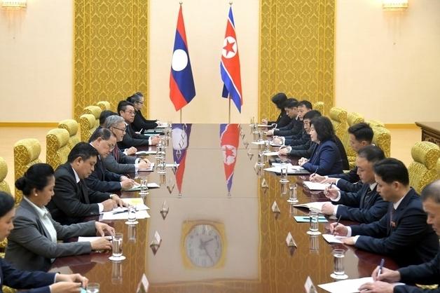 北최선희, 라오스 외교 장관과 회담…"친선 관계 발전에 견해 일치"