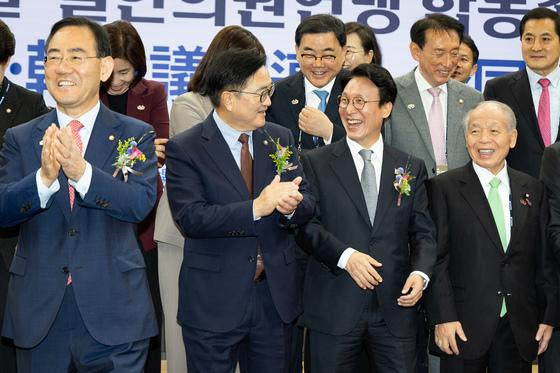 우의장 "한일 역사·영토문제 우려…진정성 없는 협력 사상누각"