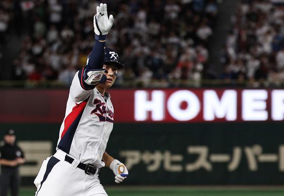 [뉴스1 PICK]9회말 2사 김주원 동점포…한일전 7-7 무승부