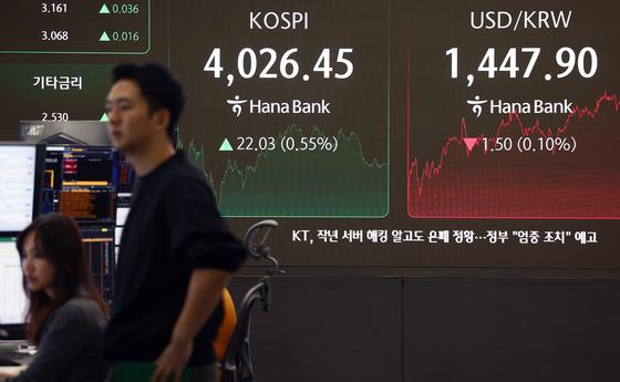 '검은 수요일' 이겨낸 코스피, 외인 폭풍매도에도 4000선 사수[시황종합]
