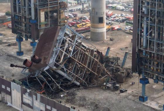 울산화력 '실종자' 주변 타워 철거 후에나 확인 가능할 듯