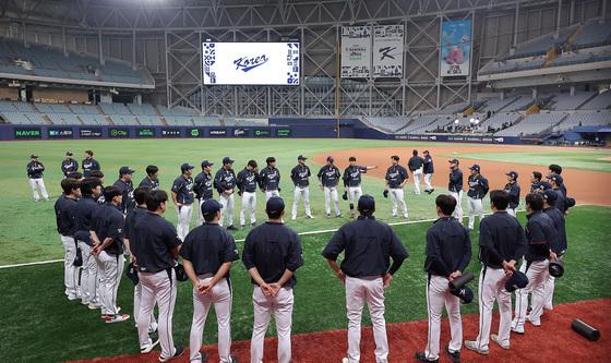 체코와 평가전 앞둔 야구대표팀