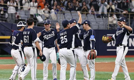 야구 대표팀, 체코 2연전 승리