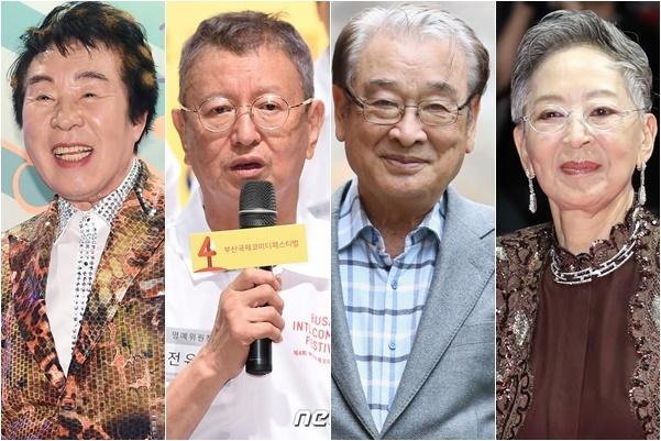 송대관·전유성·이순재 이어 김지미…2025년, 큰 별 연이어 떠나보낸 연예계