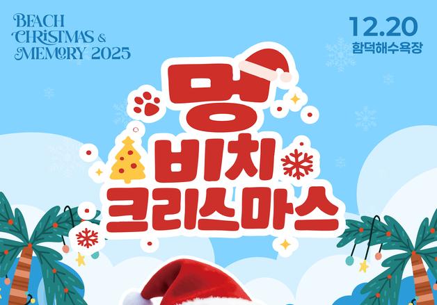 반려견과 함께하는 '비치 크리스마스'…20일 제주 함덕해변
