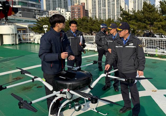 포항해경, 1500톤급 함정에 '수소 드론' 2대 추가…총 4대 운용