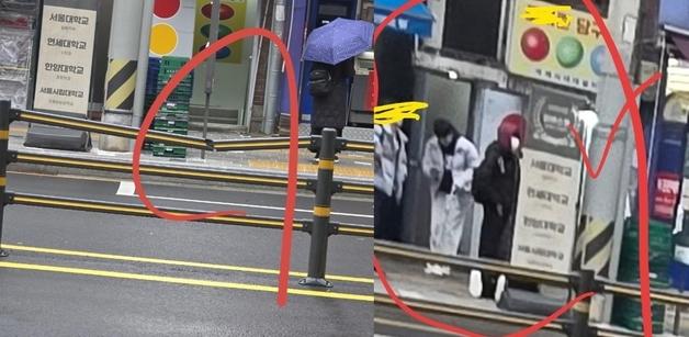 도로 중앙선 안전펜스 부러뜨리고 인증샷…"촉법소년이야, 나 잡아봐라"