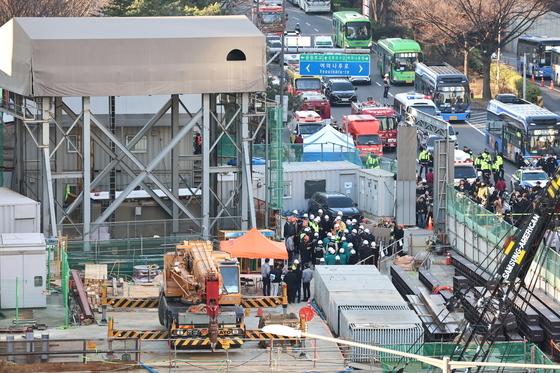 송치영 포스코이앤씨 사장 "신안산선 중대 사고, 깊이 사죄…책임 통감"