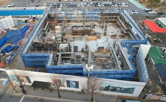 한국반도체교육원 기초공사 완료…예정대로 내년 준공 전망