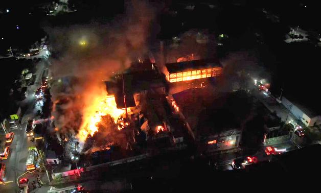 제주 토평공업단지 폐목재 처리업체 화재 41시간만에 완진