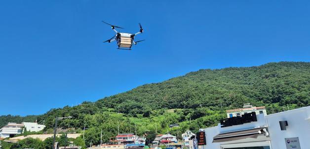 섬·공원 누비는 K-드론, 배송지역 '50→166곳'으로 확대