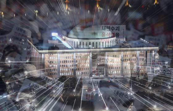 비상계엄 1년 후에도 둘로 갈라진 광장…내란 청산 vs 계엄 정당(종합)