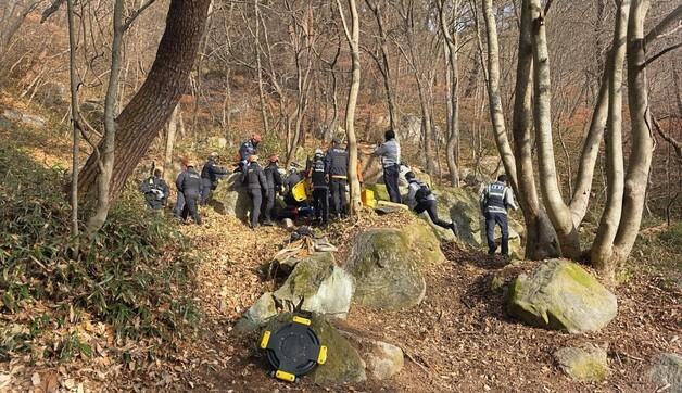 제천서 문화재 보수하던 60대 바위 깔려 숨져(종합)