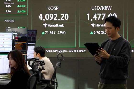 美 증시 훈풍에 코스피 강세 출발…'11만전자' 회복[개장시황]