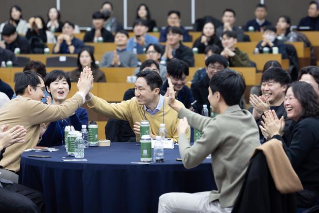 정기선 회장, MZ 직원들과 4시간 소통…"실행력에 소통 더해야"